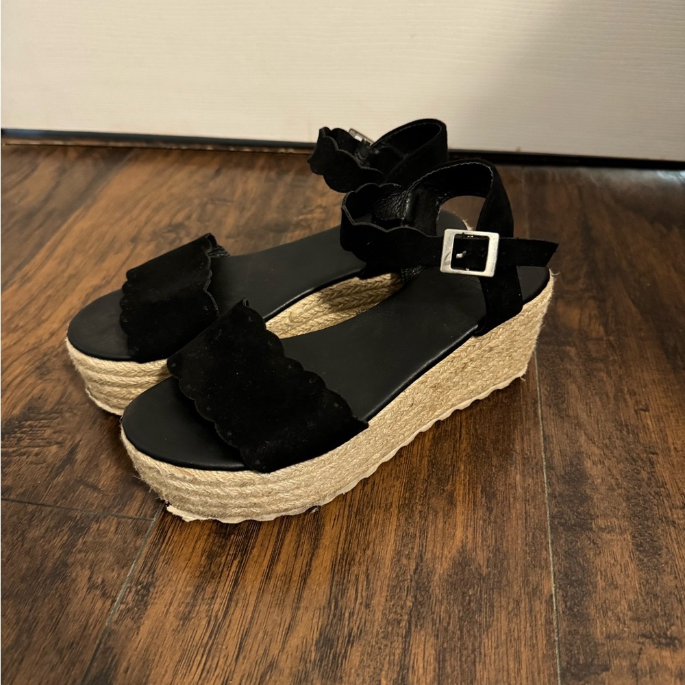 Women’s Black Platform Sandals